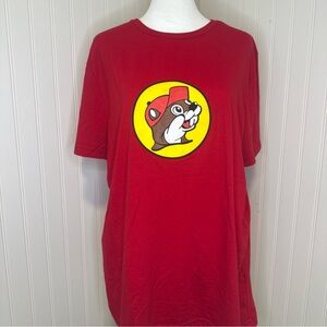 BUC-EE'S Official Men's Beaver Gas Station Convenience Store T-Shirt Size Large